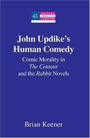Cover of John Updike's human comedy by Brian Keener
