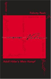 Front cover of The Language of Violence by Felicity J. Rash