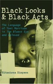 Front cover of Black Looks & Black Acts by Ritashona Simpson