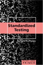 Cover of Standardized Testing Primer by Richard P. Phelps