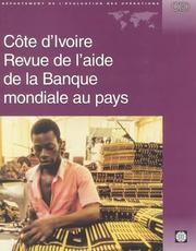 Front cover of Cote D'Ivoire Revue De L' Aide De LA Banque Mondiale Au Pays by Unknown