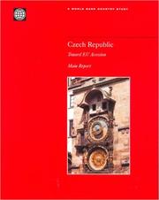 Front cover of Czech Republic: Toward Eu Accession by World Bank