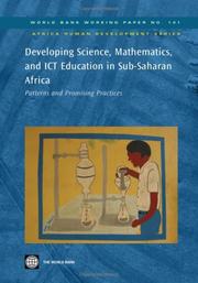 Front cover of Developing science, mathematics, and ICT education in Sub-Saharan Africa by Wout Ottevanger