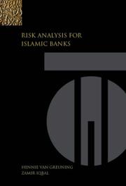 Cover of Risk analysis for Islamic banks by Hennie van Greuning