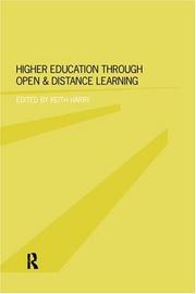 Cover of Higher Education Through Open and Distance Learning by Keith Harry