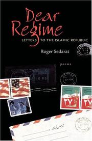 Cover of Dear Regime by Roger Sedarat