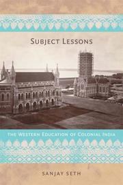 Cover of Subject Lessons by Sanjay Seth