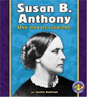 Cover of Susan B. Anthony by Jennifer Boothroyd