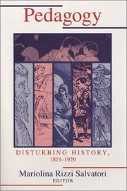 Cover of Pedagogy by Mariolina Rizzi Salvatori