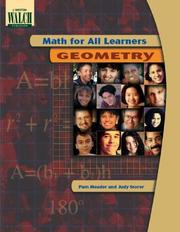 Cover of Math For All Learners by Pam Meader