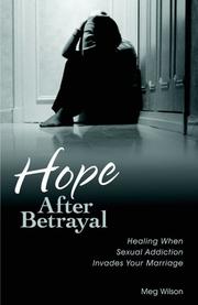 Front cover of Hope After Betrayal by Meg Wilson