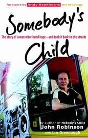 Cover of Somebody's Child by John Robinson