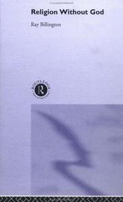 Cover of Religion Without God by Ray Billington