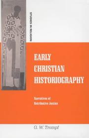 Front cover of Early Christian Historiography by G. W. Trompf