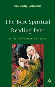 Front cover of The Best Spiritual Reading Ever by Christopher Howse