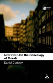 Cover of Nietzsche's 'on the Genealogy of Morals' by Daniel Conway