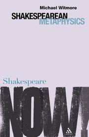 Cover of Shakespearean metaphysics by Michael Witmore