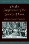 Front cover of On the suppression of the Society of Jesus by Giulio Cesare Cordara