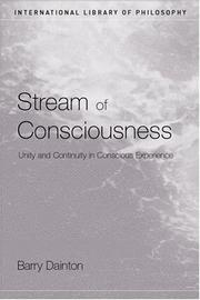 Front cover of Stream of Consciousness by Barry Dainton