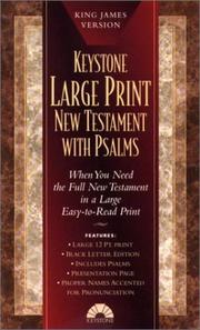 Front cover of Large Print New Testament with Psalms - 12 ea bk/bg by Unknown