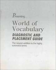 Front cover of World of Vocabulary by Unknown