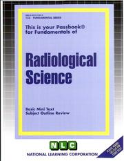 Cover of Radiological Science by Jack Rudman