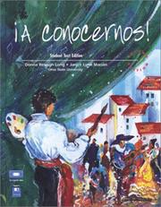 Cover of ¡A conocernos! Text/Tape Package by Donna R. Long