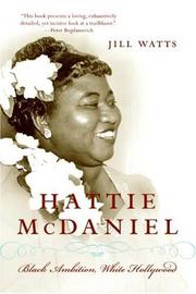 Cover of Hattie McDaniel by Jill Watts