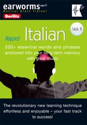 Cover of Earworms Italian (Berlitz Earworms) Vol. 1 by Inc. Berlitz International