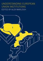 Cover of Understanding European Union Institutions by Alex Warleigh