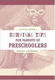 Cover of Survival Tips for Parents of Preschoolers (Life Lines) by Becky Freeman Johnson