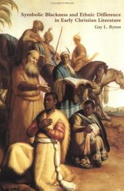 Front cover of Symbolic Blackness and Ethnic Difference in Early Christian Literature by Gay Byron
