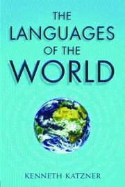 Front cover of The languages of the world by Kenneth Katzner