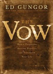 Cover of The Vow by Ed Gungor