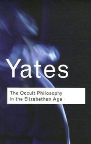 Cover of The Occult Philosophy in the Elizabethan Age by Frances Amelia Yates