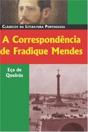 Front cover of A correspondência de Fradique Mendes by Eça de Queiroz