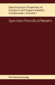 Cover of Spectroscopic Properties of Inorganic and Organometallic Compounds by N. N. Greenwood