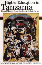 Cover of HIGHER EDUCATION IN TANZANIA: A CASE STUDY by DANIEL MKUDE