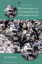 Front cover of Electromagnetic Mixing Formulae and Applications (Iee Electromagnetic Waves Series, 47) by Ari Sihvola