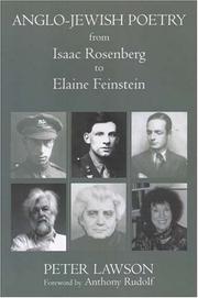 Front cover of Anglo-jewish Poetry From Isaac Rosenberg To Elaine Finestein by Peter Lawson