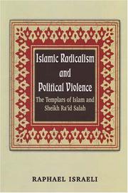 Front cover of Islamic Radicalism and Political Violence by Raphael Israeli