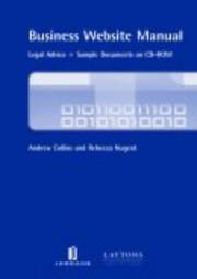 Front cover of Business website manual by Collins, Andrew
