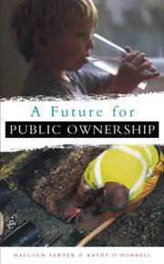 Cover of A future for public ownership by Malcolm C. Sawyer