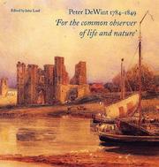 Cover of Peter DeWint 1784-1849 by Peter Bower