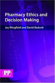 Cover of PHARMACY ETHICS AND DECISION MAKING by JOY WINGFIELD