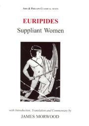 Cover of Euripides by James Morwood