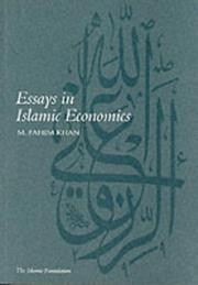 Front cover of Essays in Islamic Economics by M.Fahim Khan