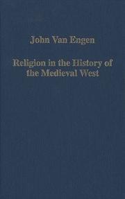 Front cover of RELIGION IN THE HISTORY OF THE MEDIEVAL WEST by JOHN H. VON ENGEN
