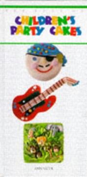 Front cover of Book of Children's Party Cakes by Ann Nichol