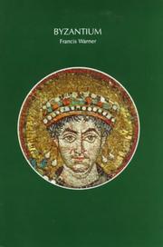 Front cover of Byzantium (Oxford Theatre Texts, No 10) by Francis Warner